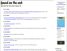 Tablet Screenshot of foundontheweb.org